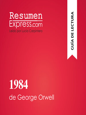 cover image of 1984 de George Orwell (Guía de lectura)